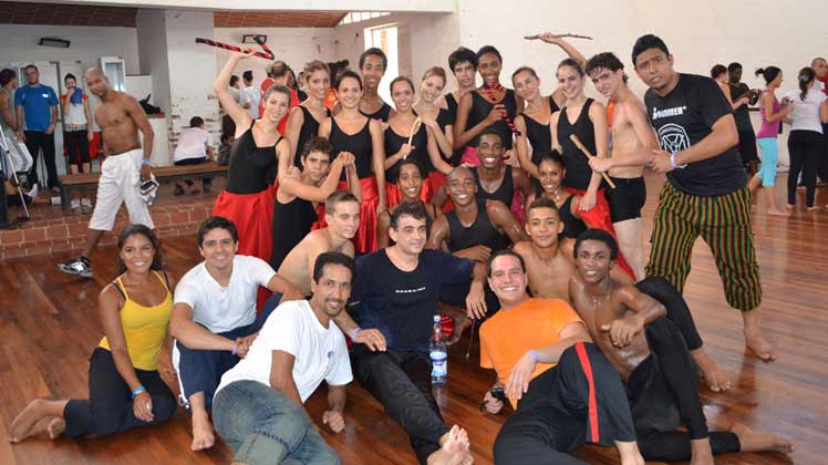 Salsaficion participando en el curso de instructores impartido en durante el evento Baila en Cuba del 2011